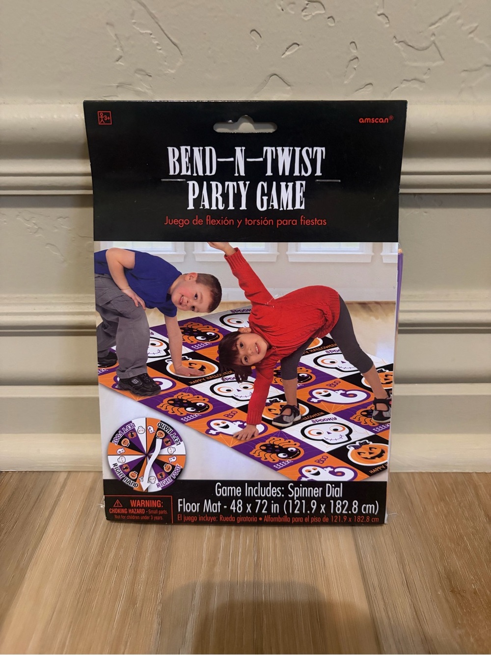 NWT Amscan Halloween Bend N Twist Floor Party Game